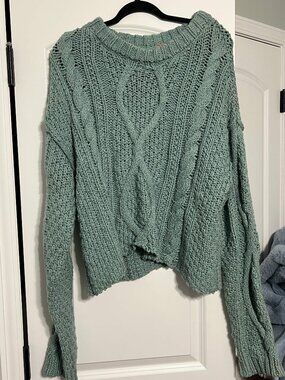 LNWOT Free People Green Sweater - Size XL